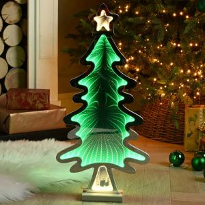 60cm Christmas Tree Infinity Light - Festive Decorations