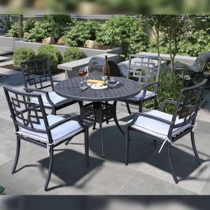 Hartman Deco 4 Seat Round Dining Set