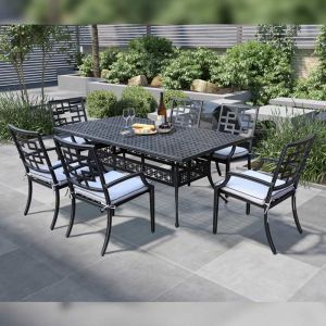 Hartman Deco 6 Seater Rectangular Garden Dining Set