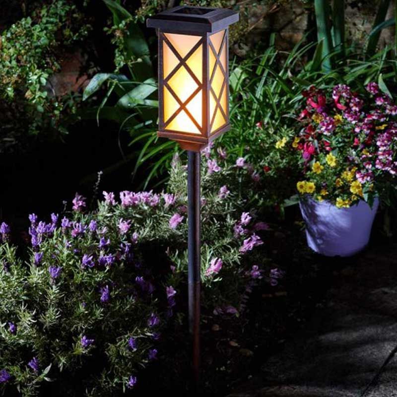 Smart Solar Solar Powered Arezzo Flaming Torch Solar Garden Light