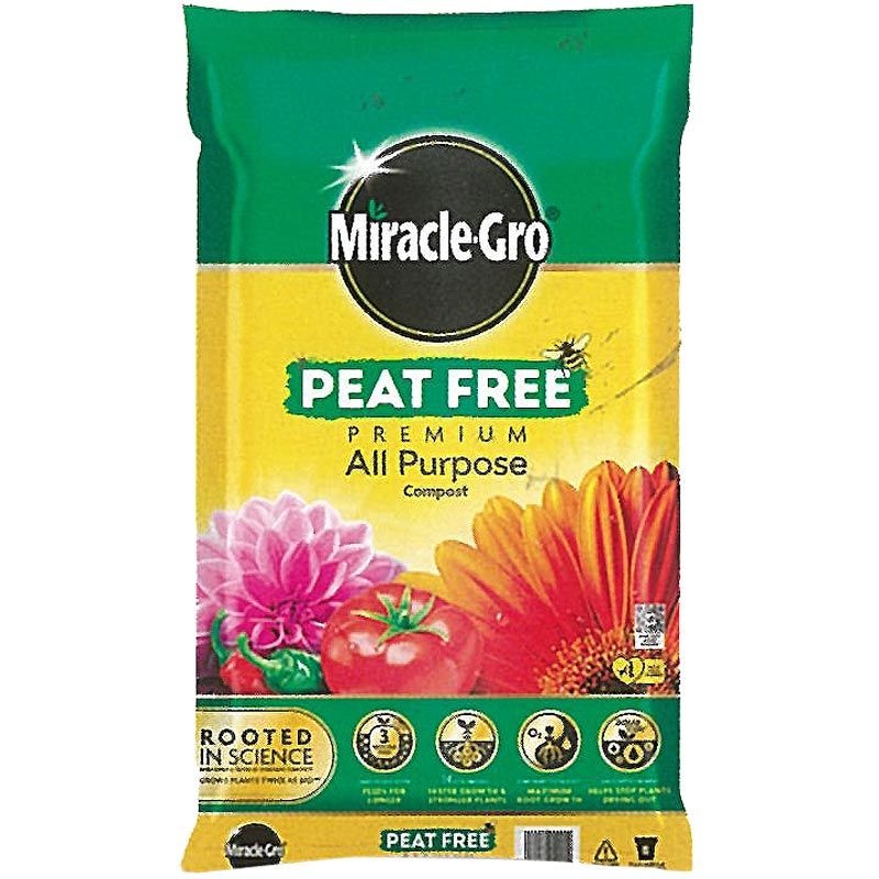 Miracle Gro Peat Free Premium All Purpose Compost Peat Free Soil