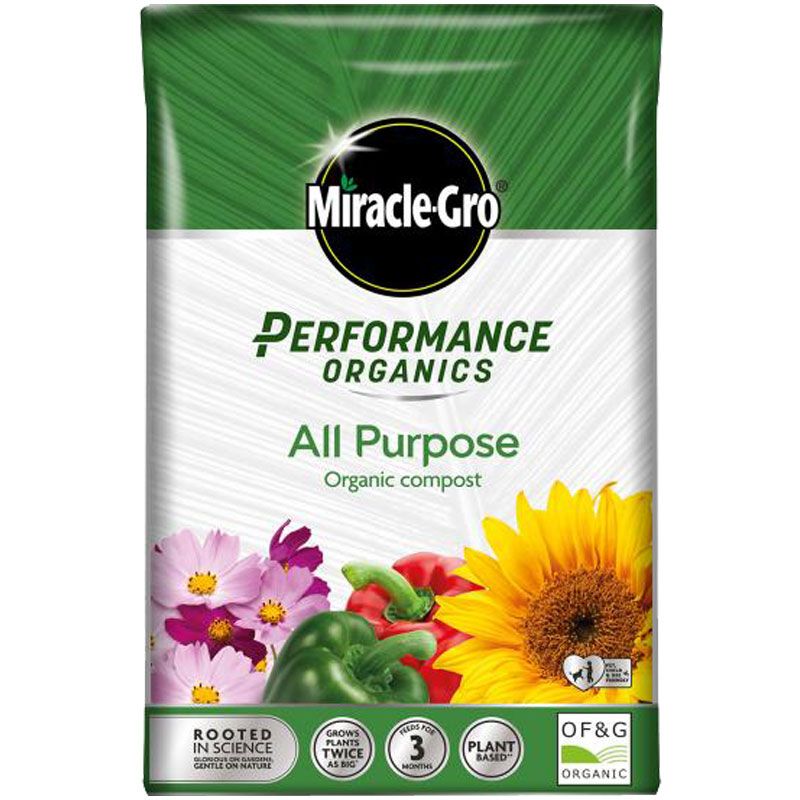 Organic Compost Miracle Gro Performance Organics All Purpose Compost