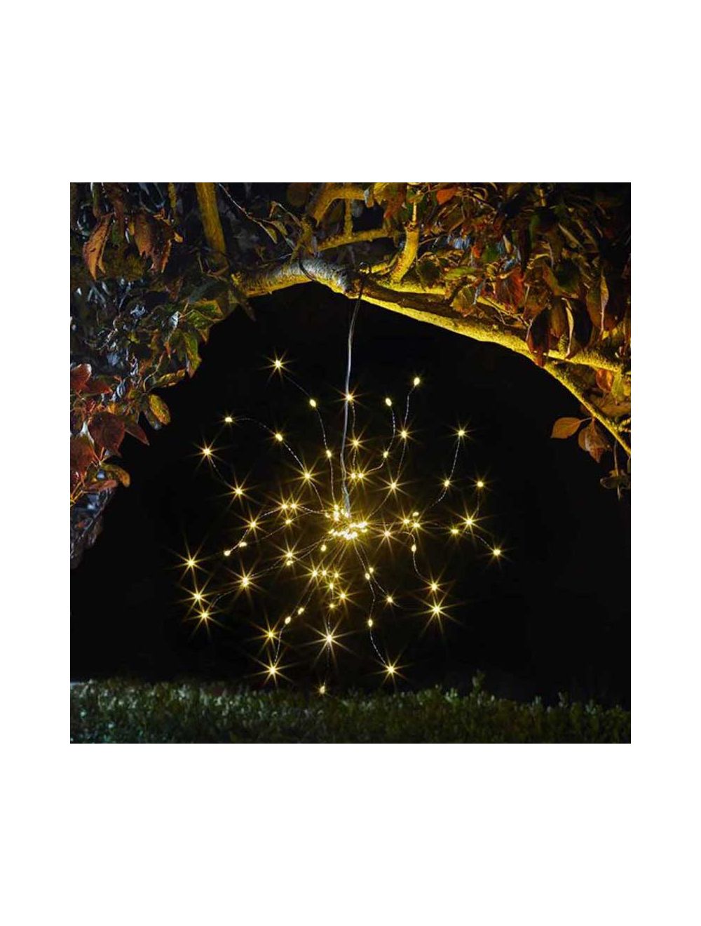 solar starburst pendant light