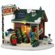 Lemax Tiny House Tree Lot - Lighted Building