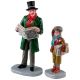 Lemax Merry Newsboy (Set of 2) - Figurine Set