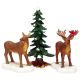 Lemax Mr. And Mrs. Moose (Set of 3) - Figurine Set