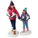 Lemax Skating Sisters (Set of 2) - Figurine Set