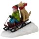 Lemax Doggone Downhill Sledding - Figurine