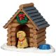 Lemax Log Cabin Dog House - Accessory