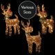 Christmas Big Nose Reindeer with Warm White LEDs