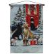 Lit Christmas Tapestry - Frolicking Dogs - 40x60cm