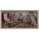 Lit Framed Christmas Canvas - Santa Delivering Presents - 60x30cm