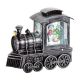 Premier Decorations - Silver train Santa water spinner 