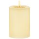 Cream FlickaBright Candle with Melted Wax Pool Effect - 13cm