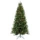 Pre-lit Green Rockingham Pine Artificial Christmas Tree