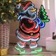 60cm Running Santa Infinity LED Display Light