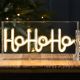 30cm 'Ho Ho Ho' Neon Sign with Warm White LEDs