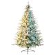 Pre-lit Flocked Helsinki Spruce Artificial Christmas Tree - LED Colour Choice