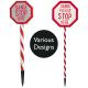 'Santa Stop Here' LED Stake Light - Size Options