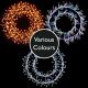 Premier Twinkling Wall Wreath 45cm - Colour Choice