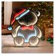 60cm Teddy Bear Infinity LED Display Light