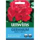 Unwins Geranium Simply Red F1 Seeds