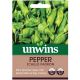 Unwins Chilli Pepper Padron Seeds