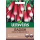 Unwins Radish French Breakfast 3 Seeds