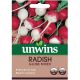 Unwins Mixed Globe Radish Seeds