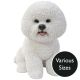 Vivid Arts Real Life Dogs - Bichon Frise Garden Ornament