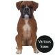 Vivid Arts Real Life Dogs - Boxer Garden Ornament