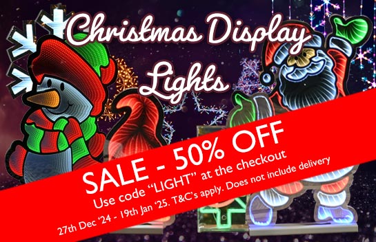 Shop our Beautiful Christmas Display Lights Sale