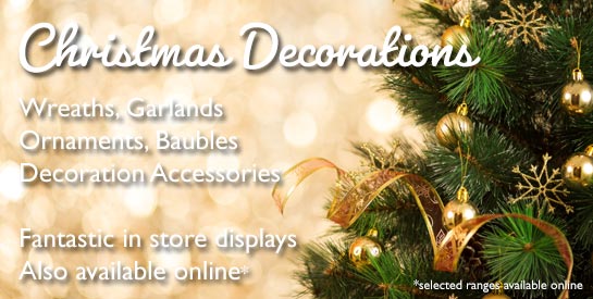 Shop our huge range of Christmas decorations