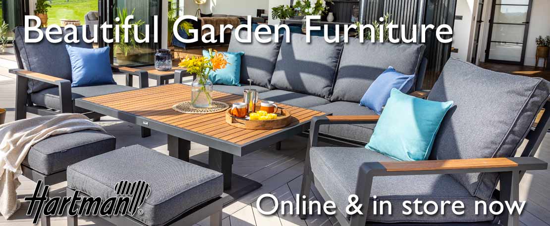 Beautiful garden furniture available online and instore 