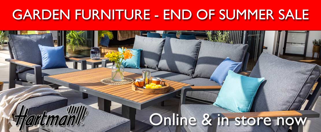 Beautiful garden furniture available online and instore 