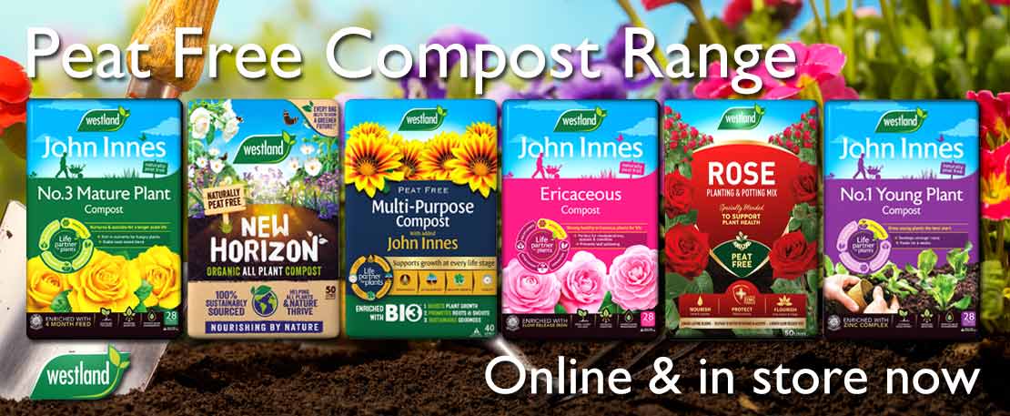 Shop our Peat Free compost range online and in store